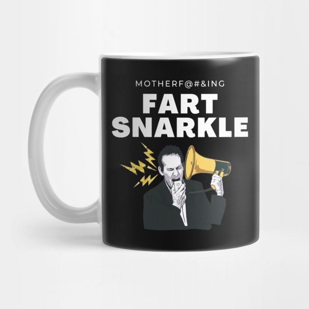 Motherfu#@ing Fart Snarkle w/ Bullhorn Logo Mug Both Sides by The Jimmy Dore Show